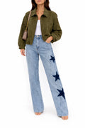 Vaqueros Diamond Star Blue