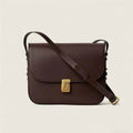 Bolso bandolera box con hebilla dorada