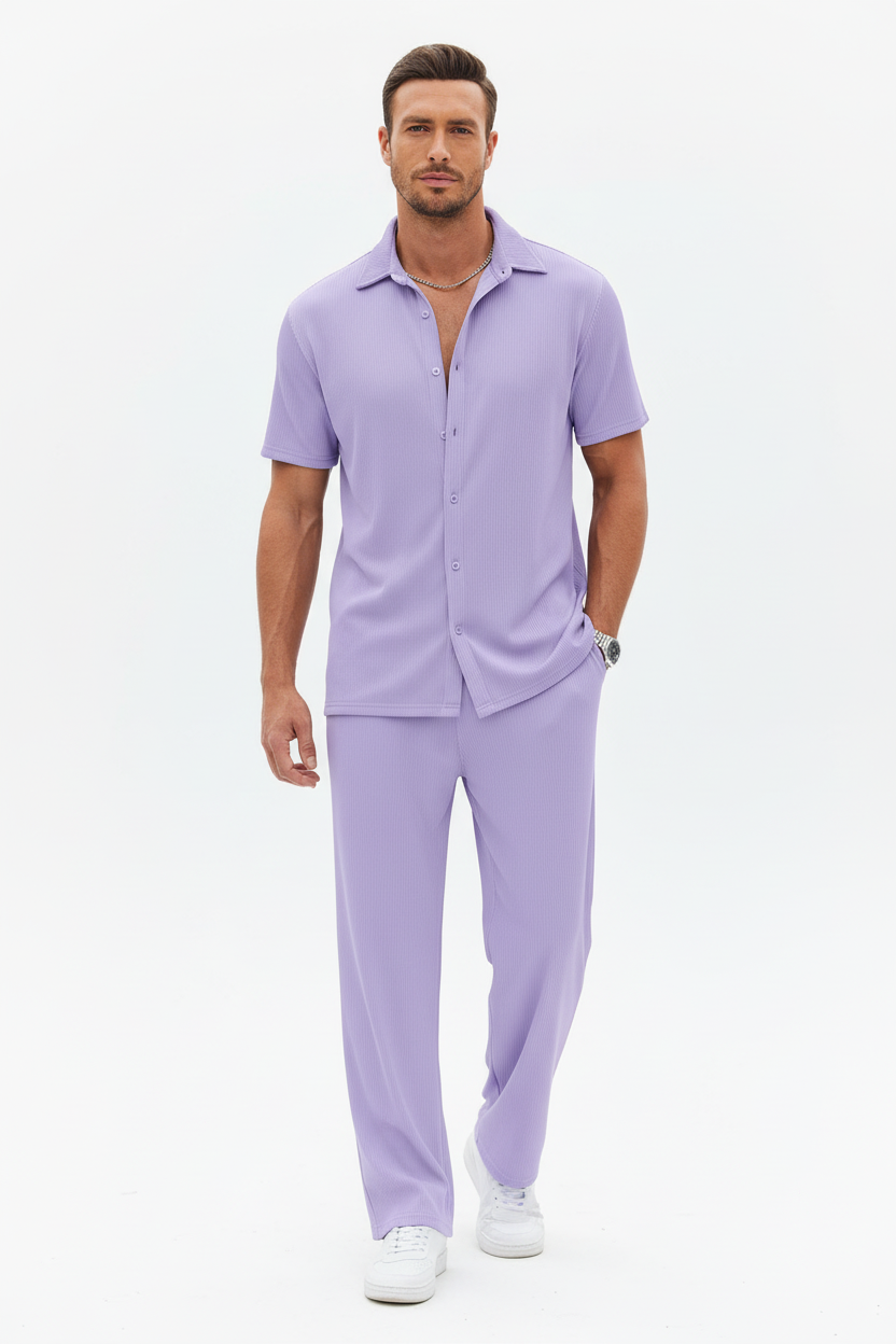 Conjunto morado suave