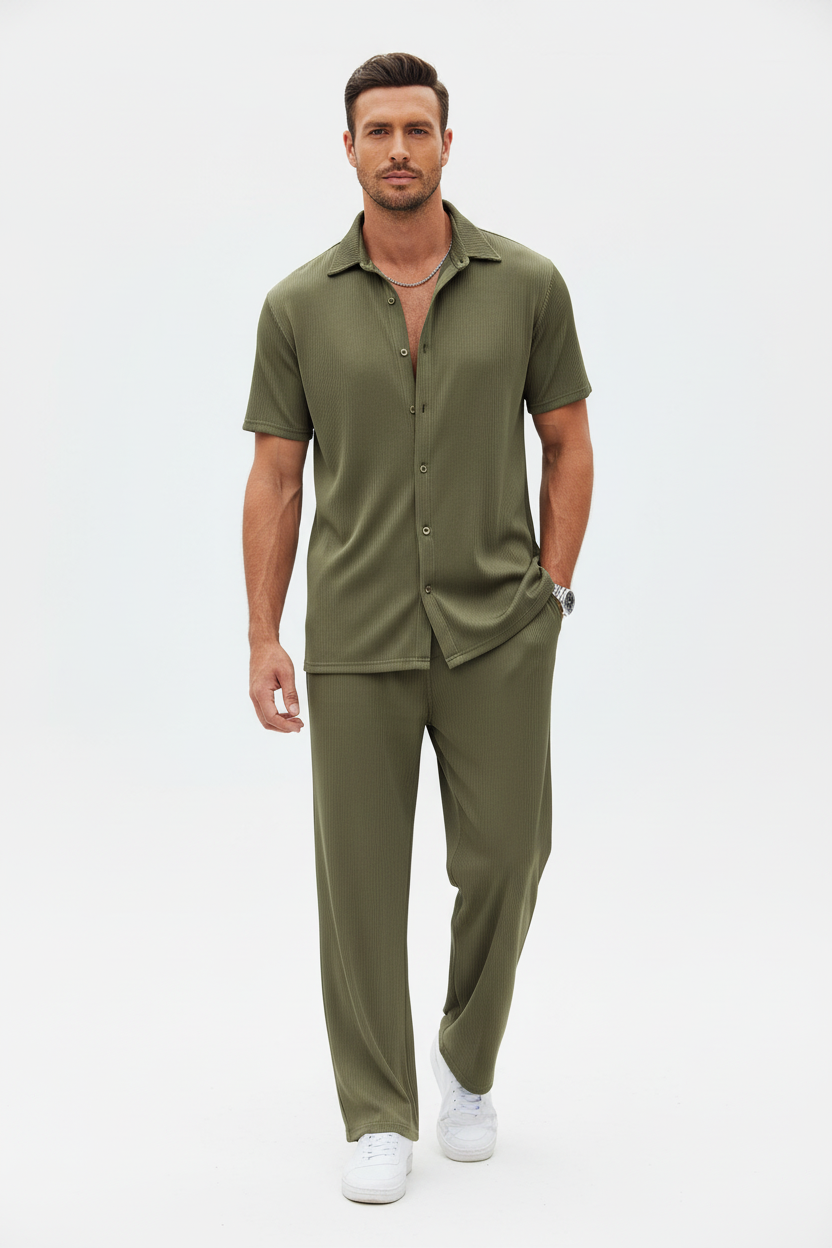 Conjunto verde militar