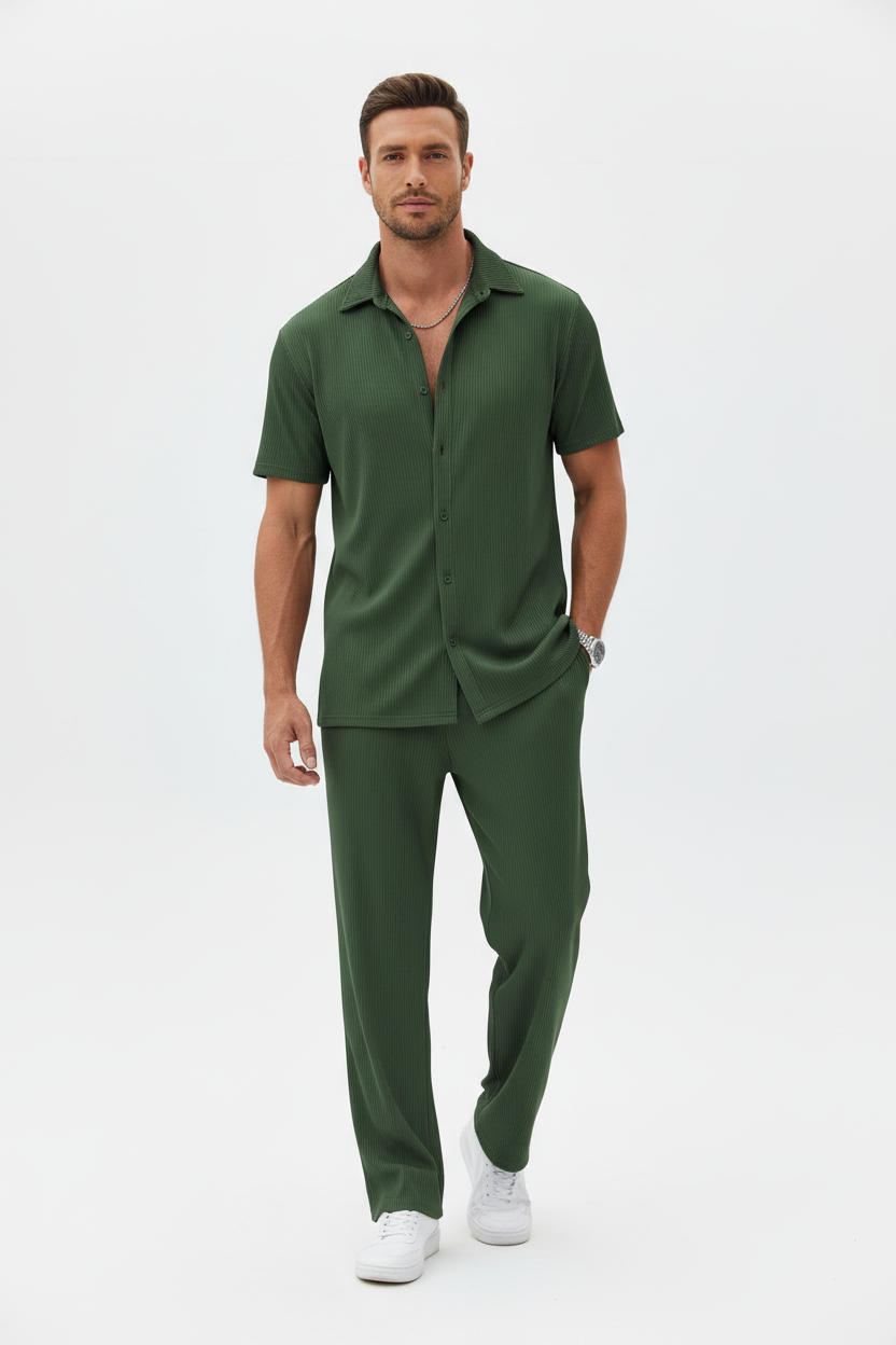 Conjunto verde oscuro