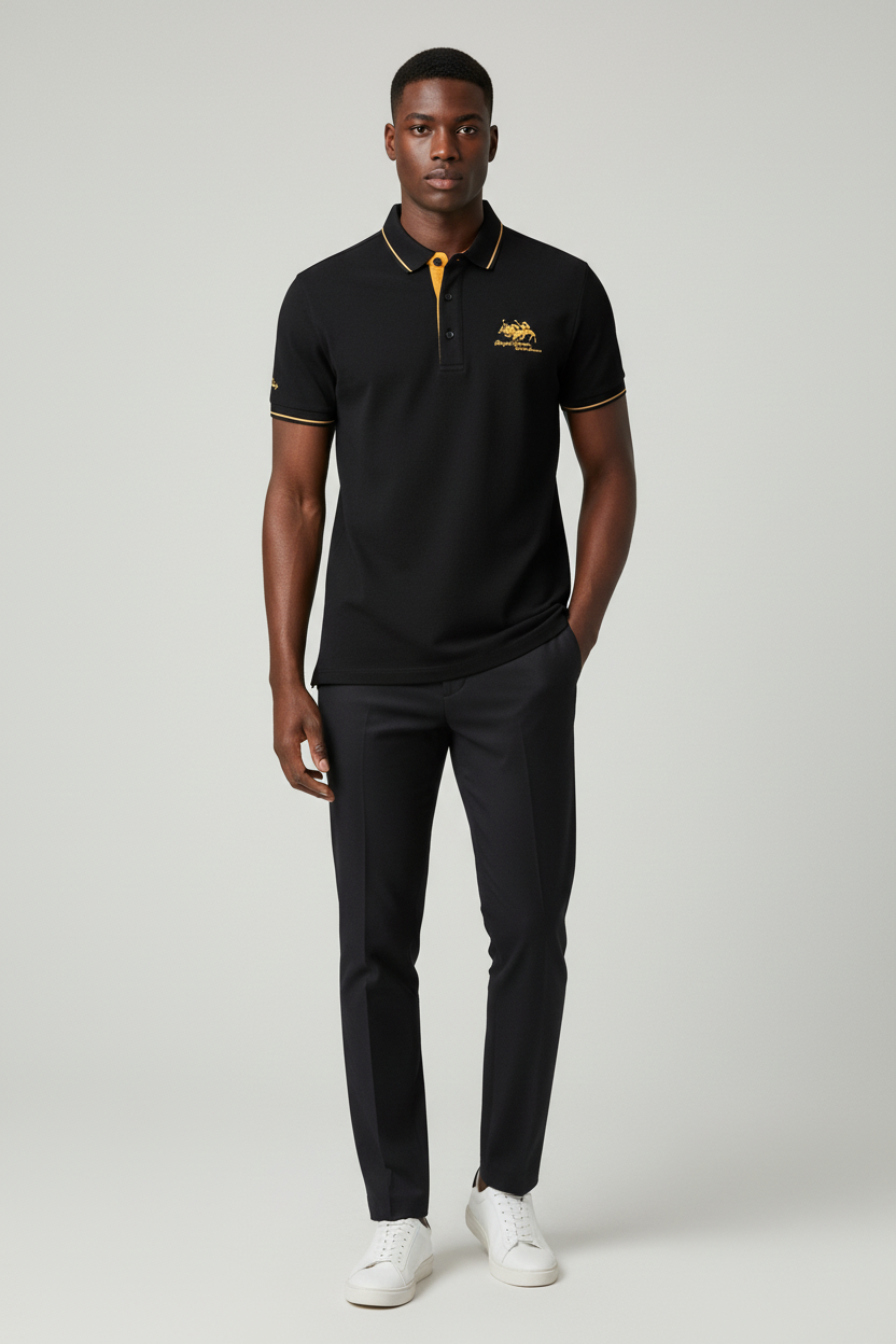 Polo bordado con clase