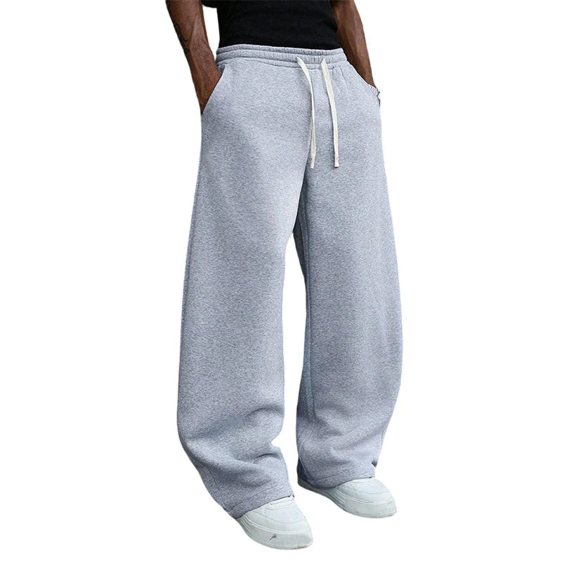 Pantalones de chándal anchos con cordón